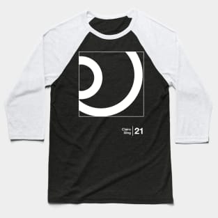 Clairo - Sling / Minimal Graphic Design Tribute Baseball T-Shirt